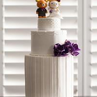 Hello Kitty + Rilakkuma Wedding Cake