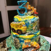 Cake with truck