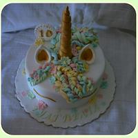 Unicorn birthday cake