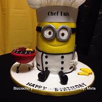 Minion Chef Cake