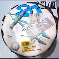 birthday Architect Cake
