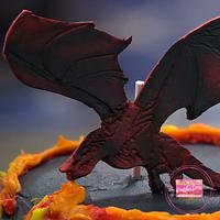 Game of Thrones Dragon Cake 