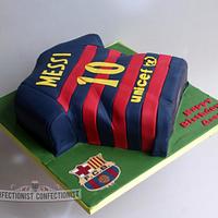 Aaron - Barcelona Jersey Cake 
