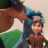 How to train your dragon cake