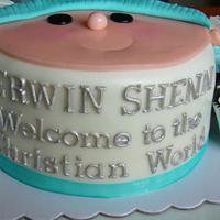 Baby Jerwin's Christening Cake