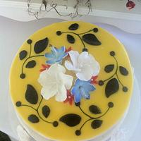 Mini Wedding Cake - Spanish Inspired