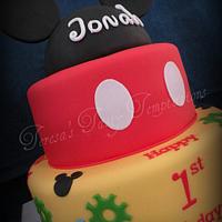Mickey gears cake