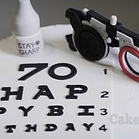Optometrist's 70th 