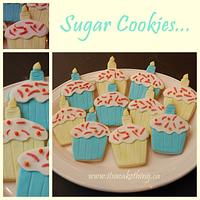 Birthday Cupcake Cookies 