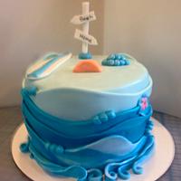 Water & Sky Cake