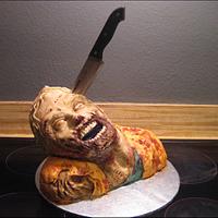 Walking Dead Zombie Cake