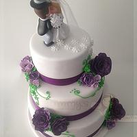 my first wedding cake