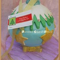 Christmas- Ornament Cake