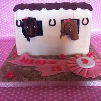Horsey themed cake