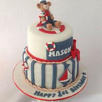 Sailor Teddy Birthday Cake