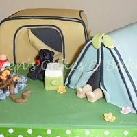 Camp Site Cake