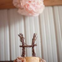 Shabby /country chic wedding cake