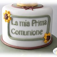 Thun cake for Francesco's first communion