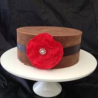 Simple flower cake