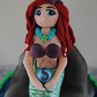 Mermaid Cake for my Daughter´s 5th Birthday