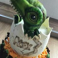 Dinosaurus cake