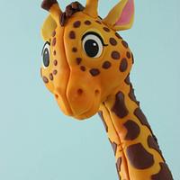 Do not fright little giraffe. 