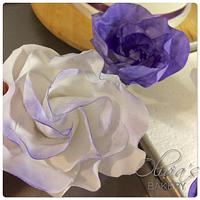 "Classic Rose" design in purple