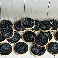 Spider web cookies