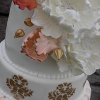 vintage wedding cake