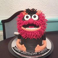 3D Animal from the Muppets cake