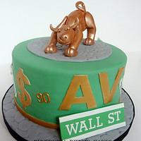 Show me the money! Bull Market Cake.