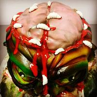 Brain Zombie cake
