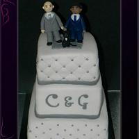 weeding cake france brazil 