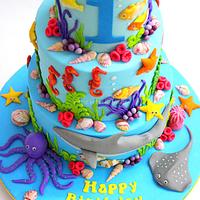 Sea World Theme Cake