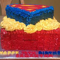 My 1st superman cake