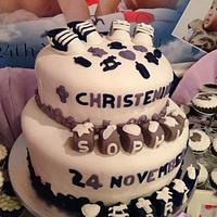 Twin's Christening Cake