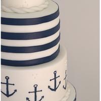 Sailor wedding cake 