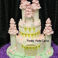 Princess Castle Cake for baby Kennedy