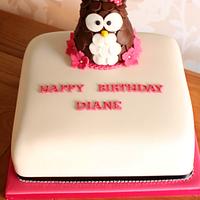 Owl cake