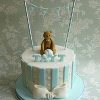Teddy Bear & Bunting Cake