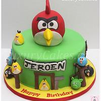 Angry Bird cake Angry Bird cake