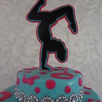 Gymnast Cake