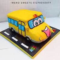 Crazy bus cake
