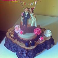 My first wedding cake;)