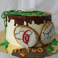 T-Rex cake 