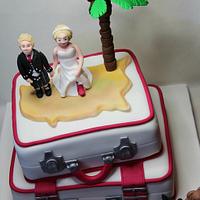 Suitcase Wedding Cake