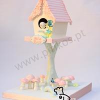 Bird's house on a tree