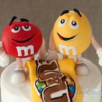 M&M's Peanuts Cake