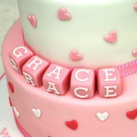 Grace's Christening Cake