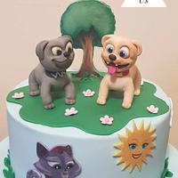 Puppy dog pals :D cake 